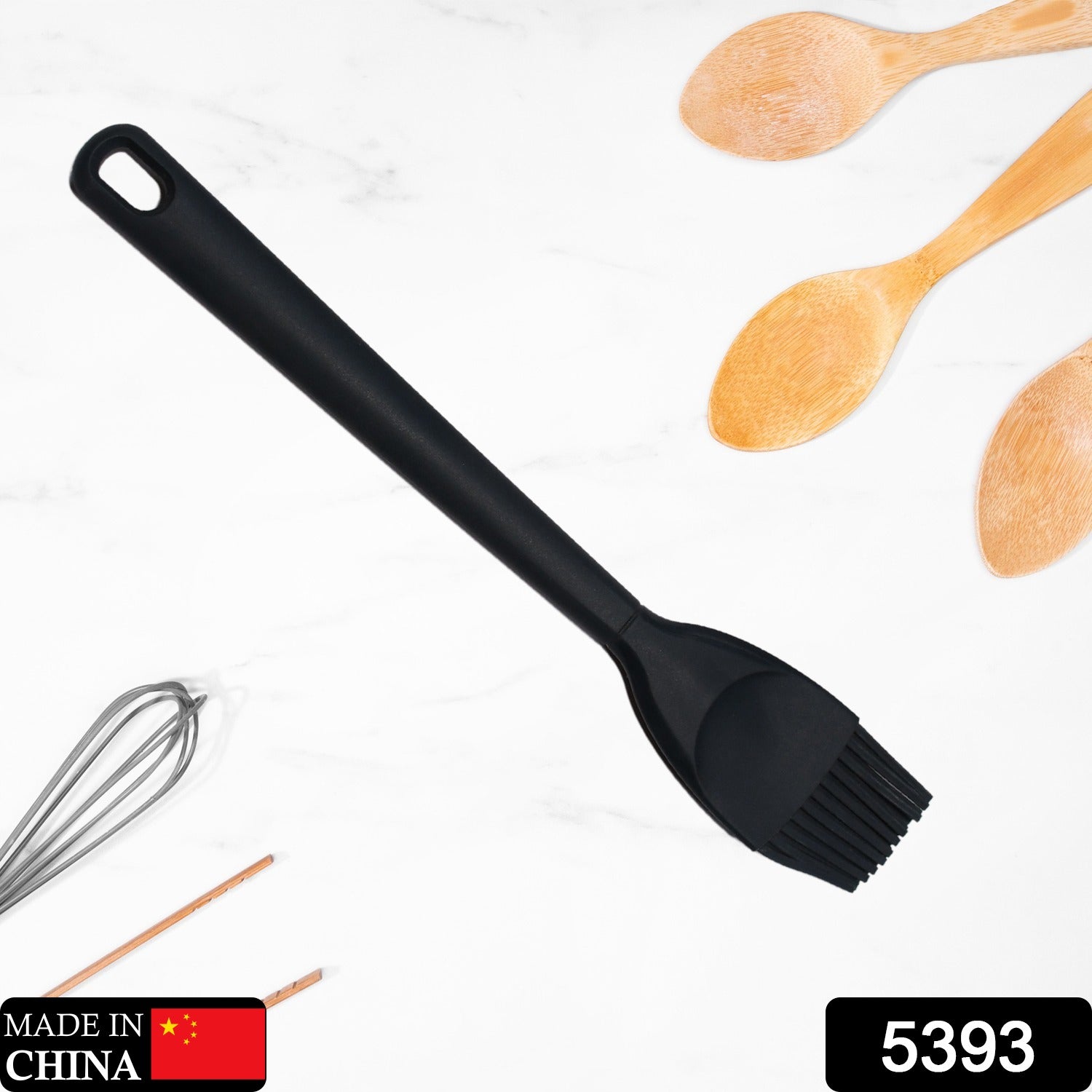 5393 Silicone Basting Brush Heat Resistant Long Handle Pastry Brush for Grilling, Baking, BBQ and Cooking DeoDap 5393 Silicone Basting Brush Heat Resistant Long Handle Pastry Brush for Grilling, Baking, BBQ and Cooking DeoDap